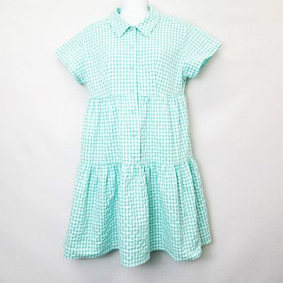 中古 ミルク Milk ss ティアード ギンガム ワンピース ミントグリーン レディースの通販はau Pay マーケット ブランド古着のベクトル