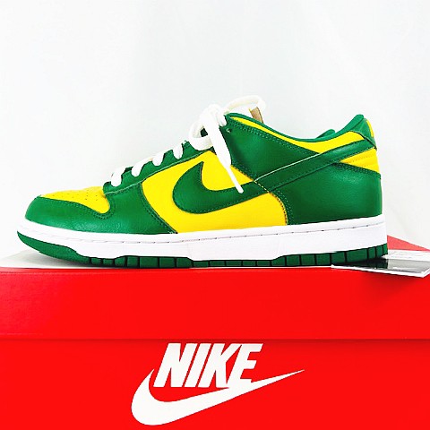 中古】ナイキ NIKE DUNK LOW SP BRAZIL CU1727-700 US8 26cm ダンク 