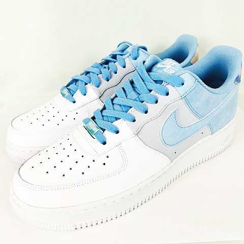 中古】未使用品 NIKE Air Force 1 Low 07 LV8 Psychic Blue CZ0337-400