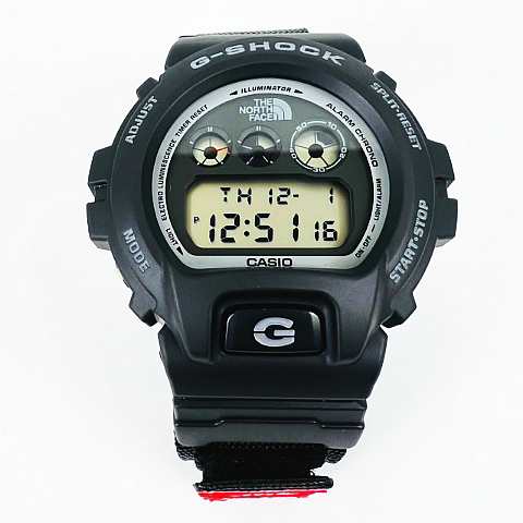 中古】未使用品 SUPREME The North Face G-SHOCK Watch Black ノース