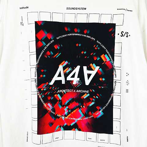 ARCHITECT．4．ARCHIVE フォト プリントオープンカラーシャツ - シャツ