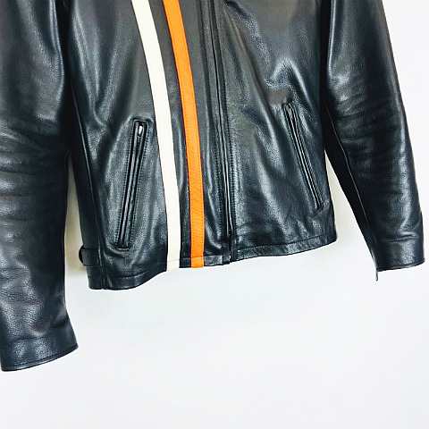 中古】リューグーレザーズ Liugoo Leathers プロテクター ライナー付き