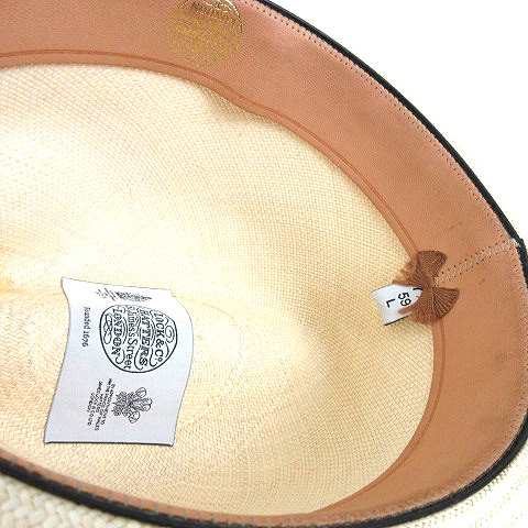 中古】ジェームスロック James Lock & Co hatters Panama Hat パナマ