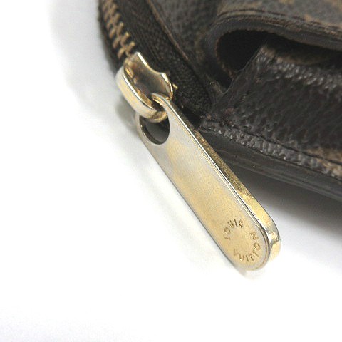 【中古】ルイヴィトン LOUIS VUITTON M60025 ポルト モネ シリング モノグラム コインケース 小銭入れ 茶 ブラウン ｜au  PAY マーケット