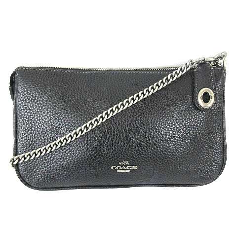 COACH コーチ ノマド クロスボディーペブルレザーショルダーバッグ65024-