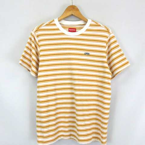 中古】シュプリーム SUPREME 18SS Multi Stripe Terry Tee マルチ