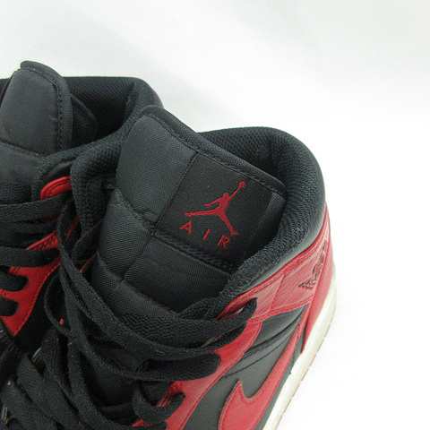 中古】 NIKE Air Jordan 1 Mid Bred 554724-074 US8.5 26.5cm エア