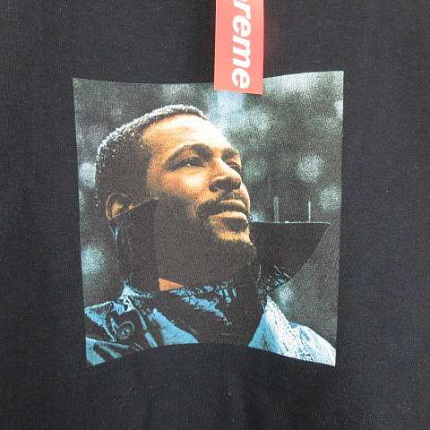 中古】未使用品 シュプリーム SUPREME 18AW Marvin Gaye Tee Black