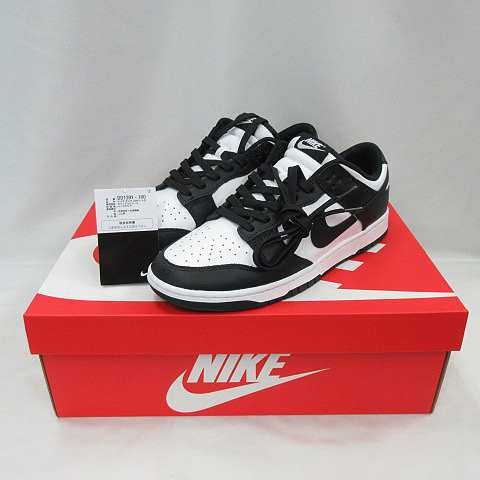 中古】 NIKE Dunk Low Retro White Black DD1391-100 US9.5 27.5cm