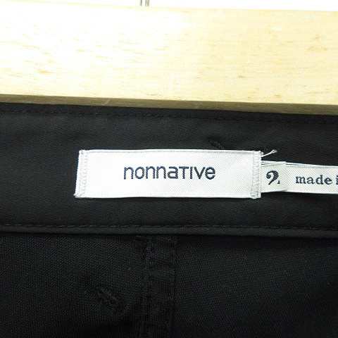 【中古】ノンネイティブ nonnative ALPINIST EASY PANTS POLY TWILL NN-P3623 アルピニスト  イージーパンツ 黒 2 ｜au PAY マーケット