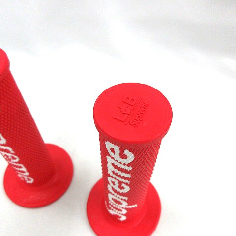 【中古】シュプリーム SUPREME Fox Racing Moto Hand Grip Red フォックスレーシング バイク グリップ モトクロス  赤 ｜au PAY マーケット