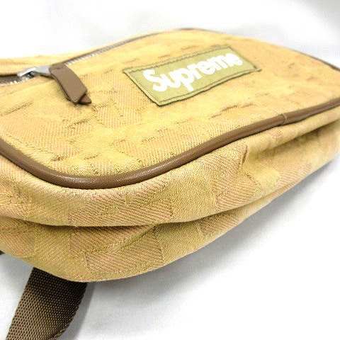 中古】SUPREME Fat Tip Jacquard Denim Waist Bag Olive ファット ...