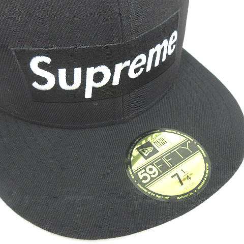 中古】 SUPREME 16AW Box Logo R.I.P New Era Cap Black 7 1/4 57.7cm ...