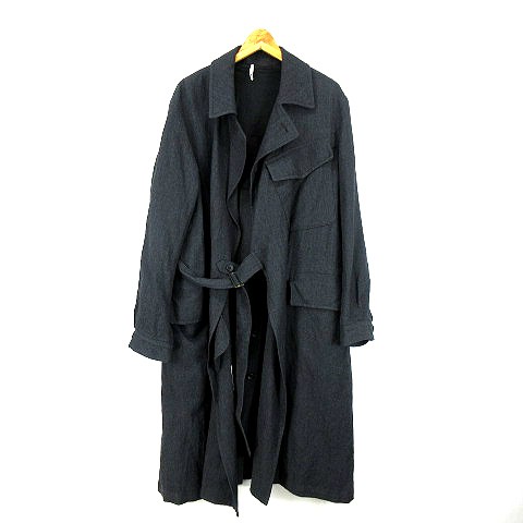 【中古】シュス SUS-SOUS Storm Coat ストーム コート チャコールグレー 9 メンズ