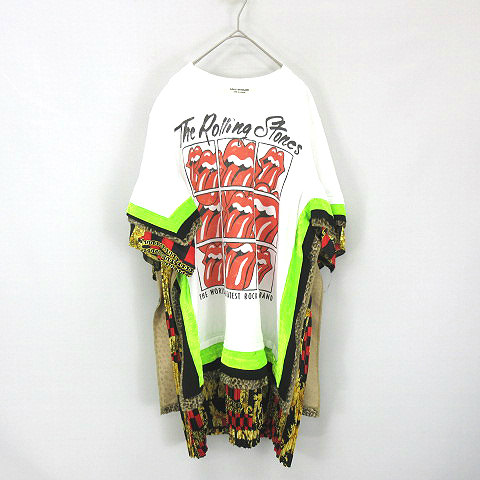 【中古】ジュンヤワタナベ JUNYA WATANABE JH-B006 ローリングストーンズ レイヤード Tシャツ カットソー XS レディースの通販は