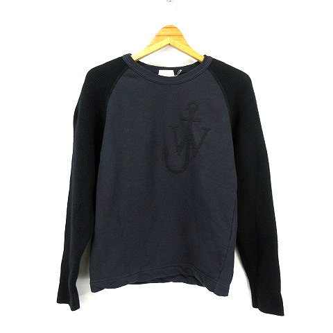 【中古】モンクレール MONCLER JW ANDERSON マグリア スウェット 紺 ネイビー XS ☆AA★ メンズ