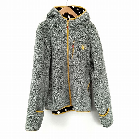 【中古】フラボア FRAPBOIS × CHUMS フリース ジャケット B1594CUJ951 L グレー イエロー レディースの通販は 6,800円