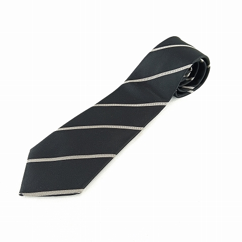 美品 バーバリーブラックレーベル ネクタイ ハイブランド ソリッドタイ 無地 黒 美品 バーバリーブラックレーベル ネクタイ ハイブランド ソリッドタイ