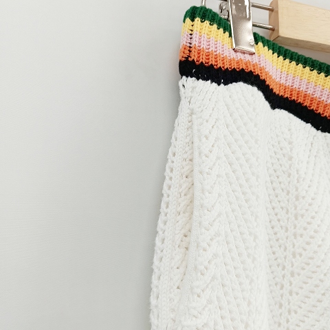 中古】カサブランカ Casablanca KNIIT Chevron Lace Shorts ニット