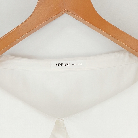 中古】アディアム ADEAM ノースリーブ プレーリー ワンピース 2 白