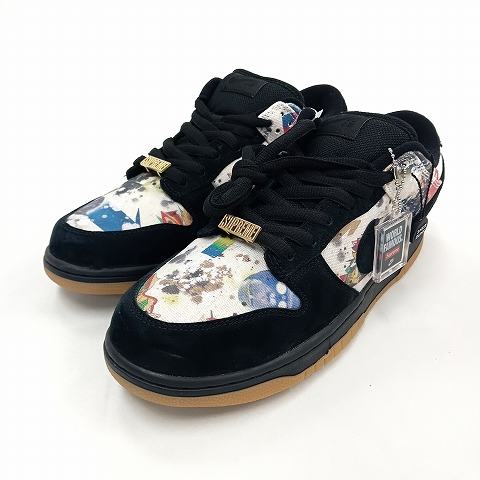 【中古】ナイキ エスビー Supreme × Nike SB Dunk Low Rammellzee FD8778-001 29cm ダンクロー ラメルジー メンズ
