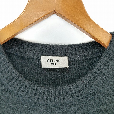 【中古】セリーヌ CELINE カシミヤ セーター 2A634981E XS 黒 ブラック ☆AA★ レディース_2