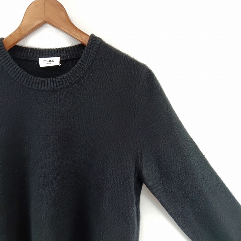 【中古】セリーヌ CELINE カシミヤ セーター 2A634981E XS 黒 ブラック ☆AA★ レディース_3