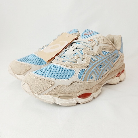 【中古】アシックス asics Gel-NYC Harbor Blue/Wood Crepe 1203A372-401 26.5?p 靴 スニーカー メンズ