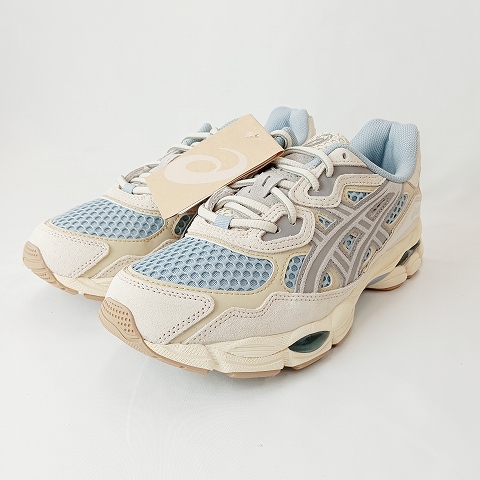 【中古】アシックス asics Gel-NYC Dolphin Grey/Oyster Grey 1203A372-402 26.5?p 靴 スニーカー メンズ