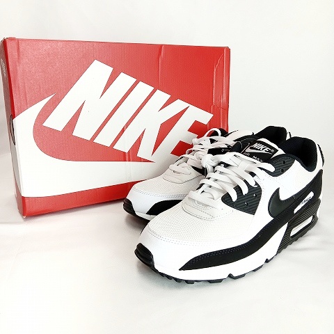 【中古】ナイキ NIKE Air Max 90 White/Black CN8490-101 29?p 靴 スニーカー ★AA☆ メンズ