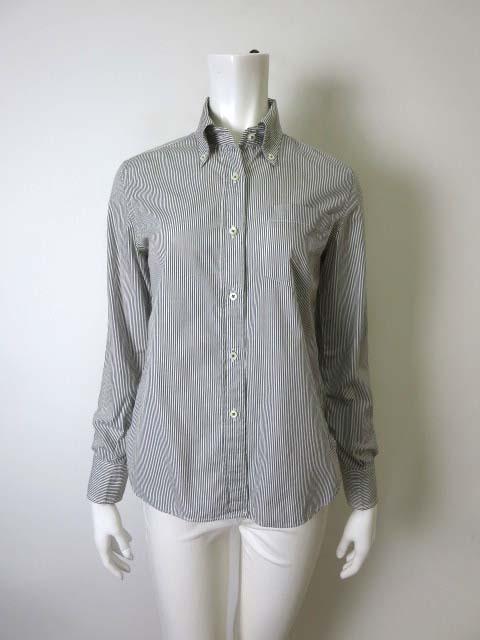 中古 シップス Ships シャツ ブラウス ボタンダウン ストライプ 長袖 コットン S 黒 白 レディースの通販はau Pay マーケット ブランド古着のベクトル