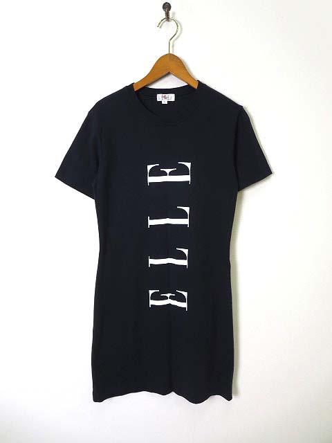 中古 エル Elle ワンピース チュニック カットソー 半袖 ビックロゴ コットン M 紺 ネイビー レディースの通販はau Pay マーケット ブランド古着のベクトル