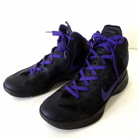 中古 ナイキ Nike スニーカー Zoom Hyperenforcer シューズ 28 0cm 黒 ブラック 紫 Us 10 くつ 靴 レア 希少の通販はau Pay マーケット ブランド古着のベクトル