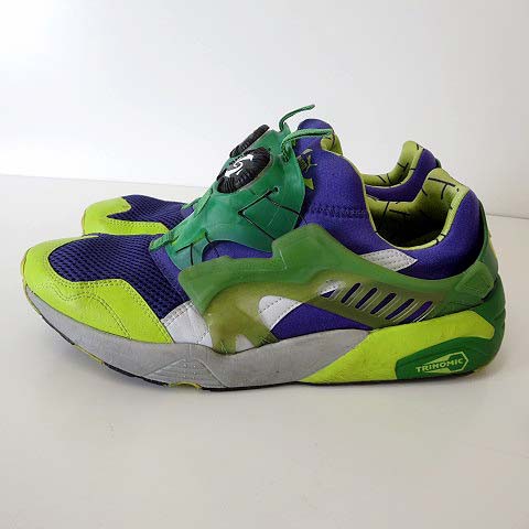 中古 プーマ Puma ディスクブレイズ Disc Blaze 80 スニーカー シューズ 29 0cm ライム イエロー Us 11 レア 希少の通販はau Pay マーケット ブランド古着のベクトル