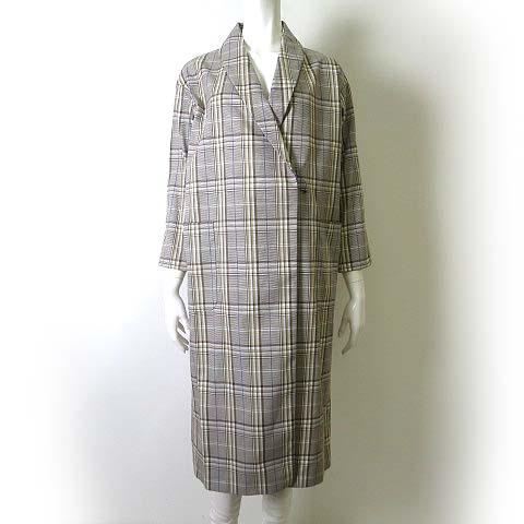 中古 未使用品 ナノユニバース Nano Universe ジャケット コート スプリング チェック チェスター 長袖 S ベージュの通販はau Pay マーケット ブランド古着のベクトル