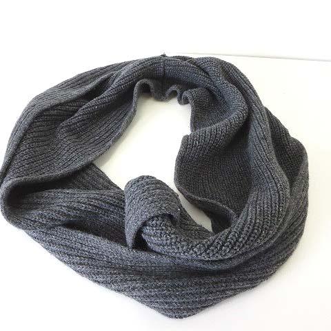 中古 エイチ エム H M スヌード マフラー リブニット チャコールグレー ネックウォーマー メンズ レディースの通販はau Pay マーケット ブランド古着のベクトル