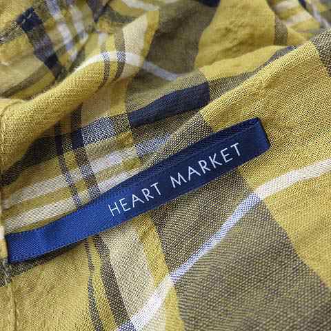 中古】ハートマーケット HEART MARKET シャツ ブラウス 麻 リネン プル