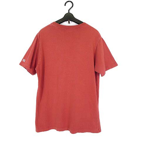 ランバン LANVIN Tシャツ カットソー 切替 フロントレザー 半袖 ロンT-