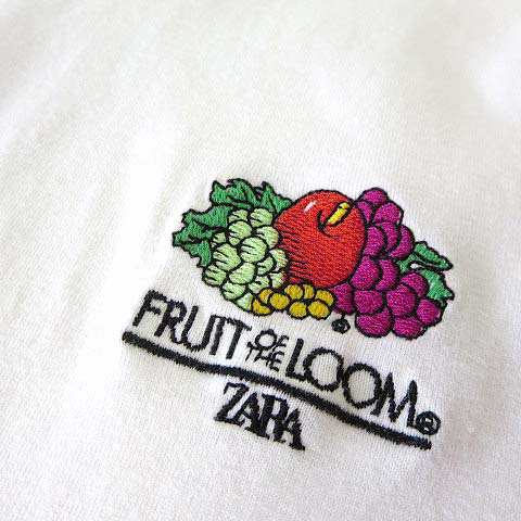 中古】ザラ ZARA フルーツオブザルーム FRUIT OF THE LOOM コラボ T