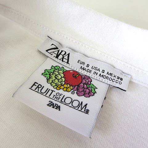 中古】ザラ ZARA フルーツオブザルーム FRUIT OF THE LOOM コラボ T