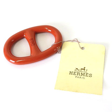 中古】未使用品 エルメス HERMES シェーヌダンクル スカーフリング