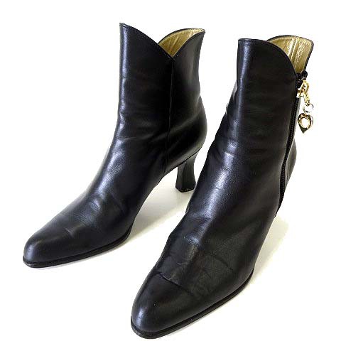 中古】イヴサンローラン YVES SAINT LAURENT YSL ブーツ ショート