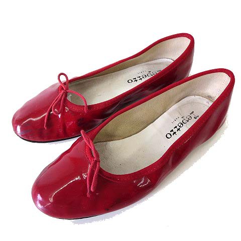 中古】レペット Repetto サンドリオン バレエシューズ リボン 本革