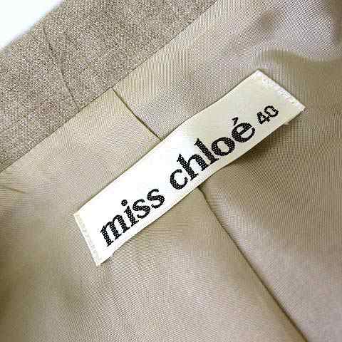 美品 miss chloe ミスクロエ 上下セットアップ ベージュ 40