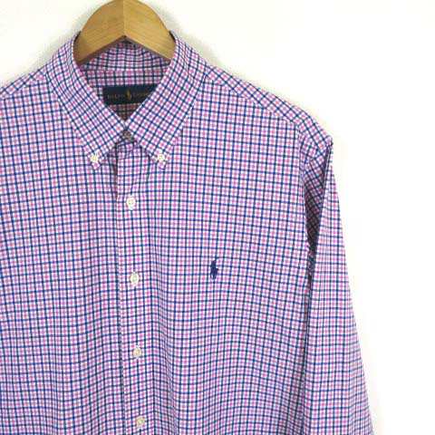 中古】ラルフローレン RALPH LAUREN シャツ チェック ボタンダウン