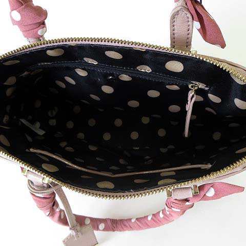 【中古】ケイトスペード KATE SPADE バッグ ハンドバッグ ショルダーバッグ レザー くすみピンク かばん 鞄 カバン｜au PAY マーケット