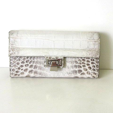 中古】Pelley Lusso ペレリールッソ ヒマラヤ クロコダイル 中古】Pelley Lusso ペレリールッソ ヒマラヤ クロコダイル