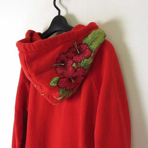 美中古　GUCCI フローラル　ロゴ　パーカー XS (着用感はMサイズ) 中古】グッチ GUCCI フローラル ヴィンテージ ロゴ パーカー プル