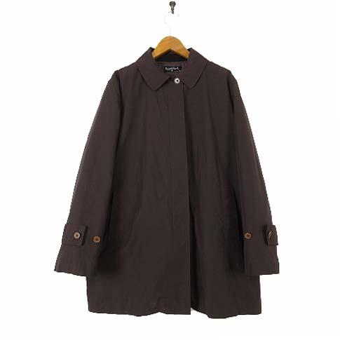 【中古】マーガレットハウエル 3way ダウンコート ダウンジャケット ナイロン ステンカラーコート M 2 ダークブラウン