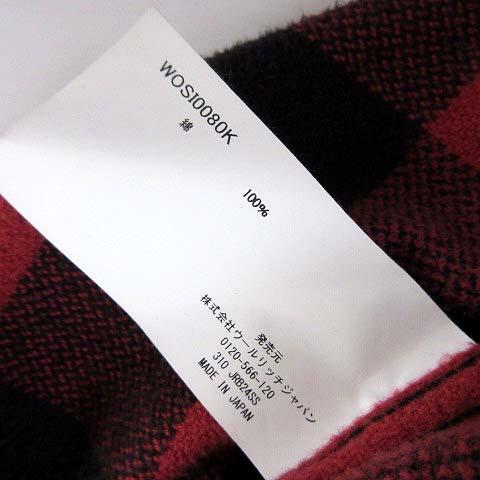 【中古】ウールリッチ WOOLRICH 現行 完売 シャツ ネルシャツ オーセンティック 長袖 バッファローチェック S 赤 黒_5